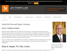 Tablet Screenshot of jaykerrlaw.com